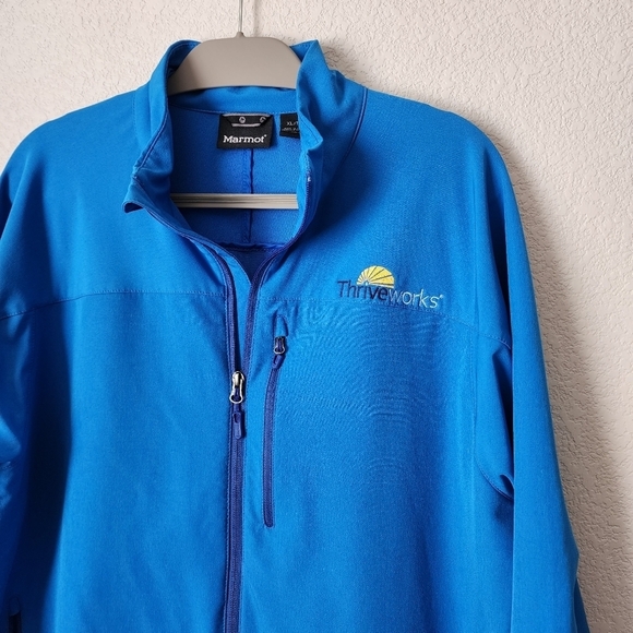 MARMOT Men's Tempo Softshell Jacket in  blue sapphire size XL - Picture 6 of 10